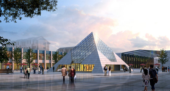 东台金字塔网架